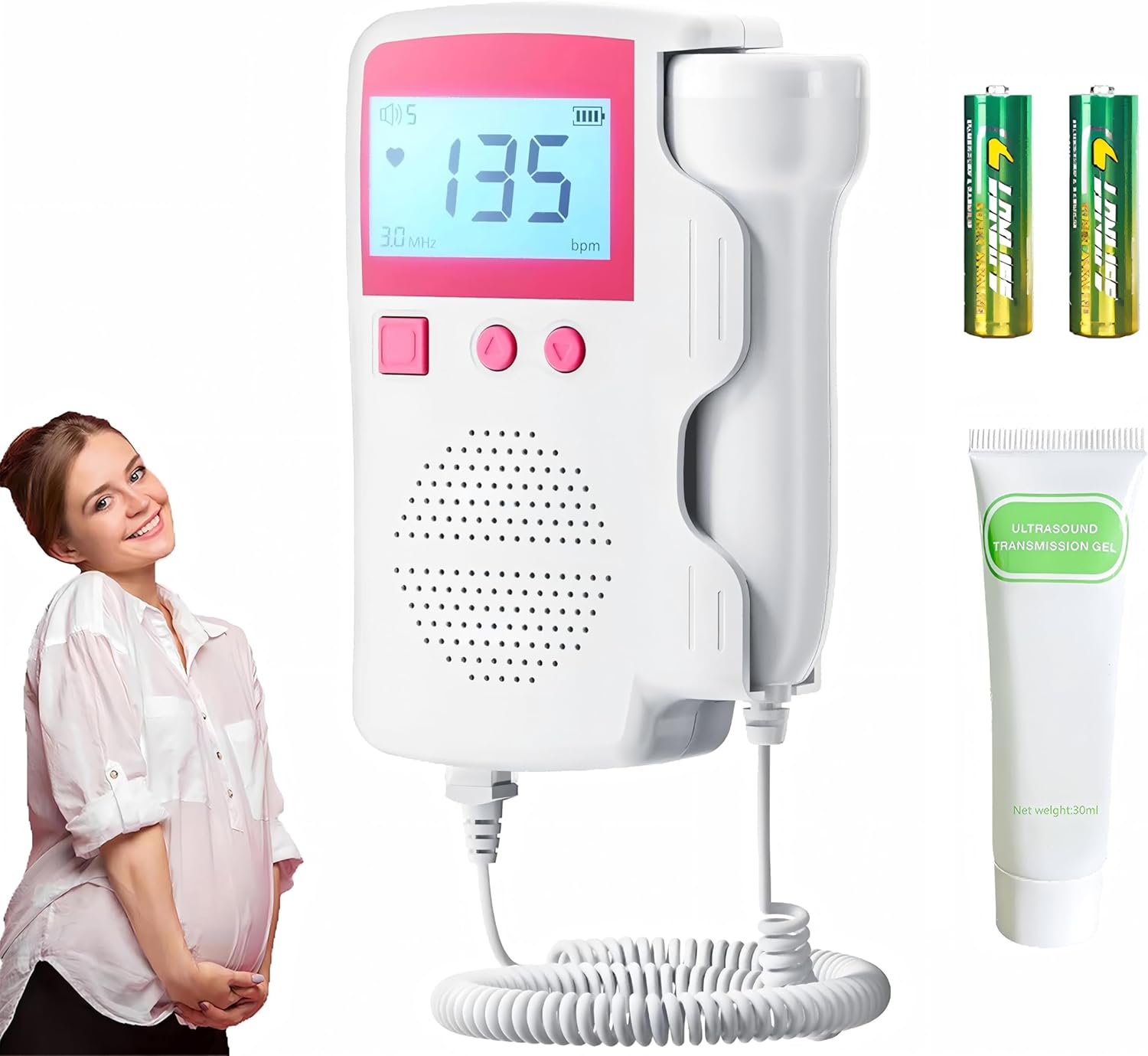 Fetal Heartbeat Doppler Pregnancy Monitor