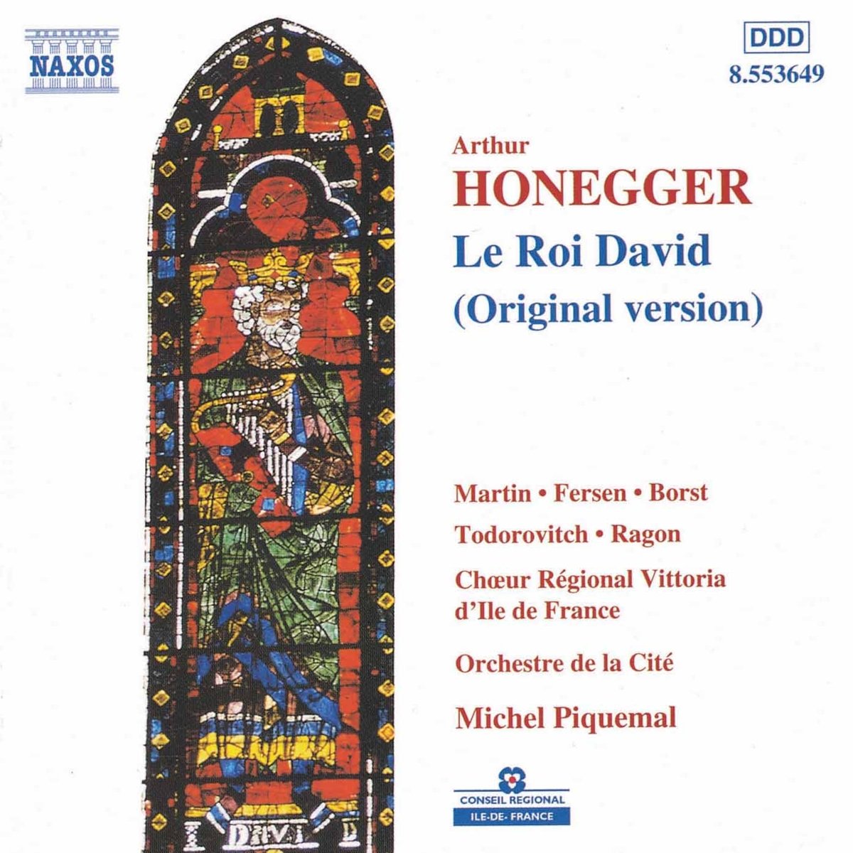 Le Roi David [Audio CD] HONEGGER; Honegger and Michel Piquemal