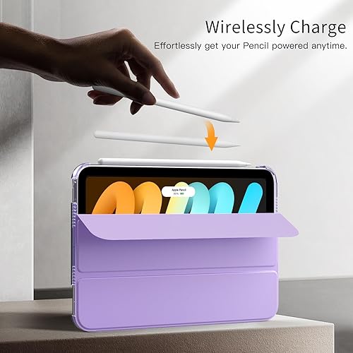 Miniatura 179 de MoKo Funda para iPad mini 7 (A17 Pro) Generation Case 2024, iPad mini 6 2021, funda delgada y ligera de 8.3 pulgadas de carcasa de policarbonato