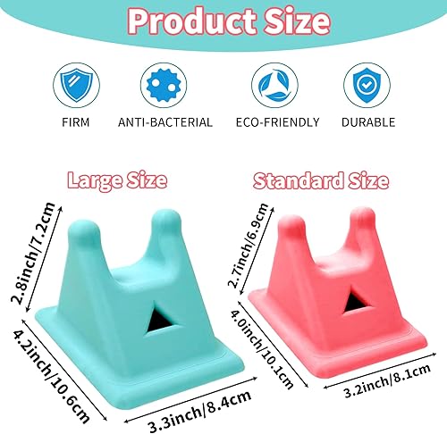 Miniatura 2 de Juego de 2 masajeadores de cuello y estirador, dispositivo de tracción cervical para liberación de tensión de hombro, relajante muscular de punto de