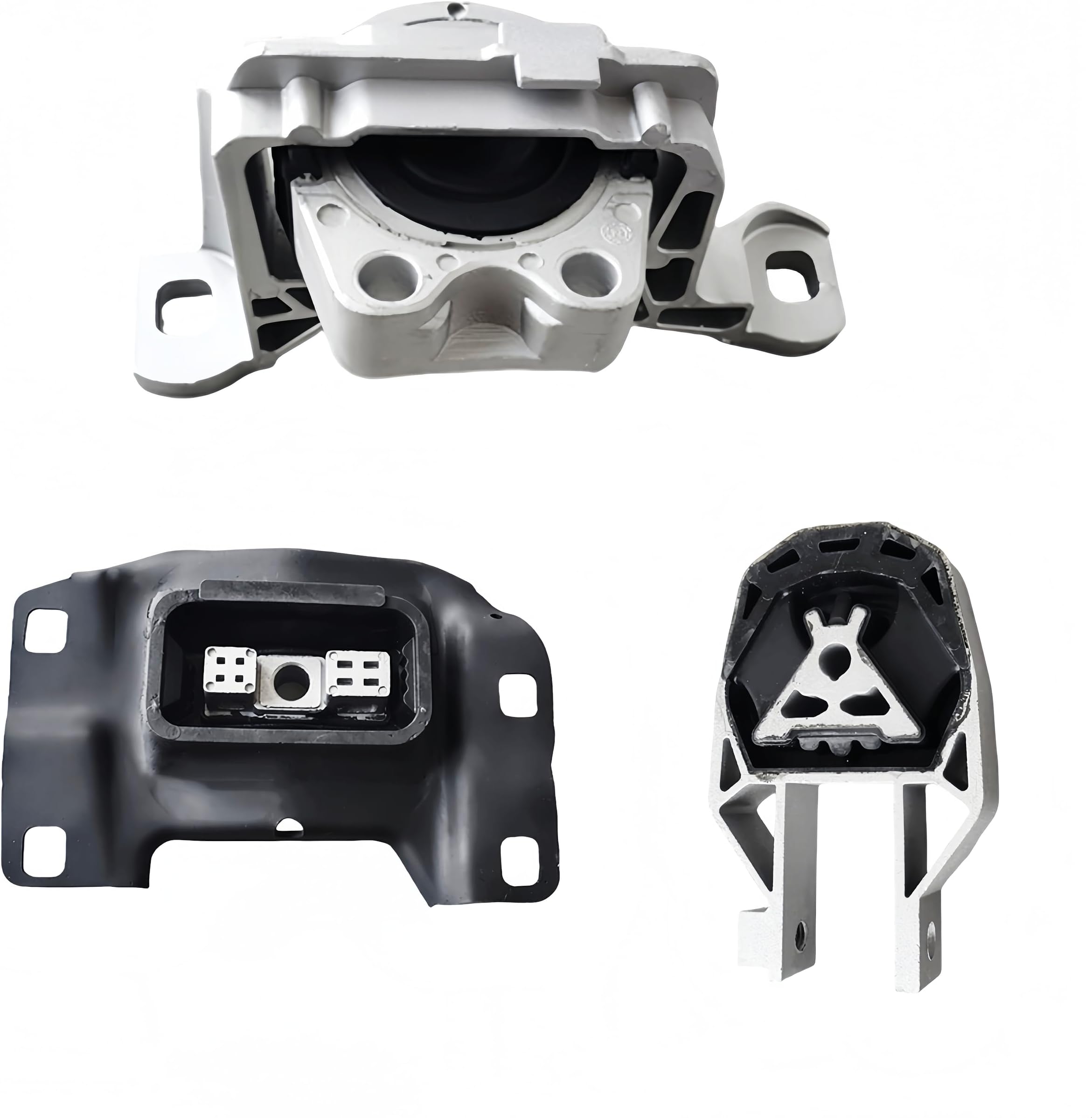 3Pcs Engine Motor Transmission Mount Set Compatible with Focus 2012 2013 2014 2015 2016 2017 2018 2.0L L4 Replacement for A5520 CV6Z6068A A5646 CV6Z6038C A5612 AV6Z6068A