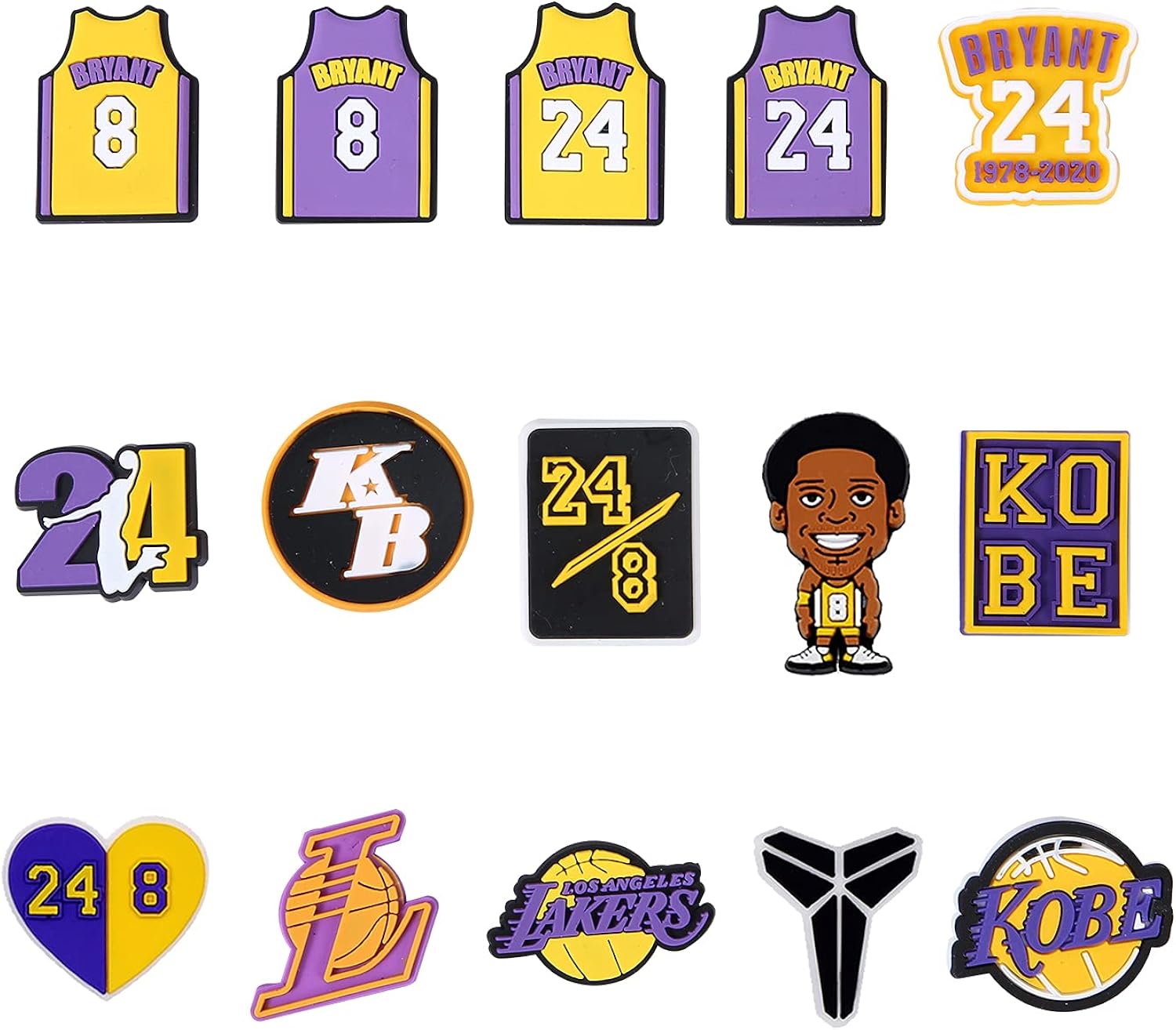 crocs Charms Sports Basketball 15pcs Yellow Amazon.co.uk Home & Kitchen