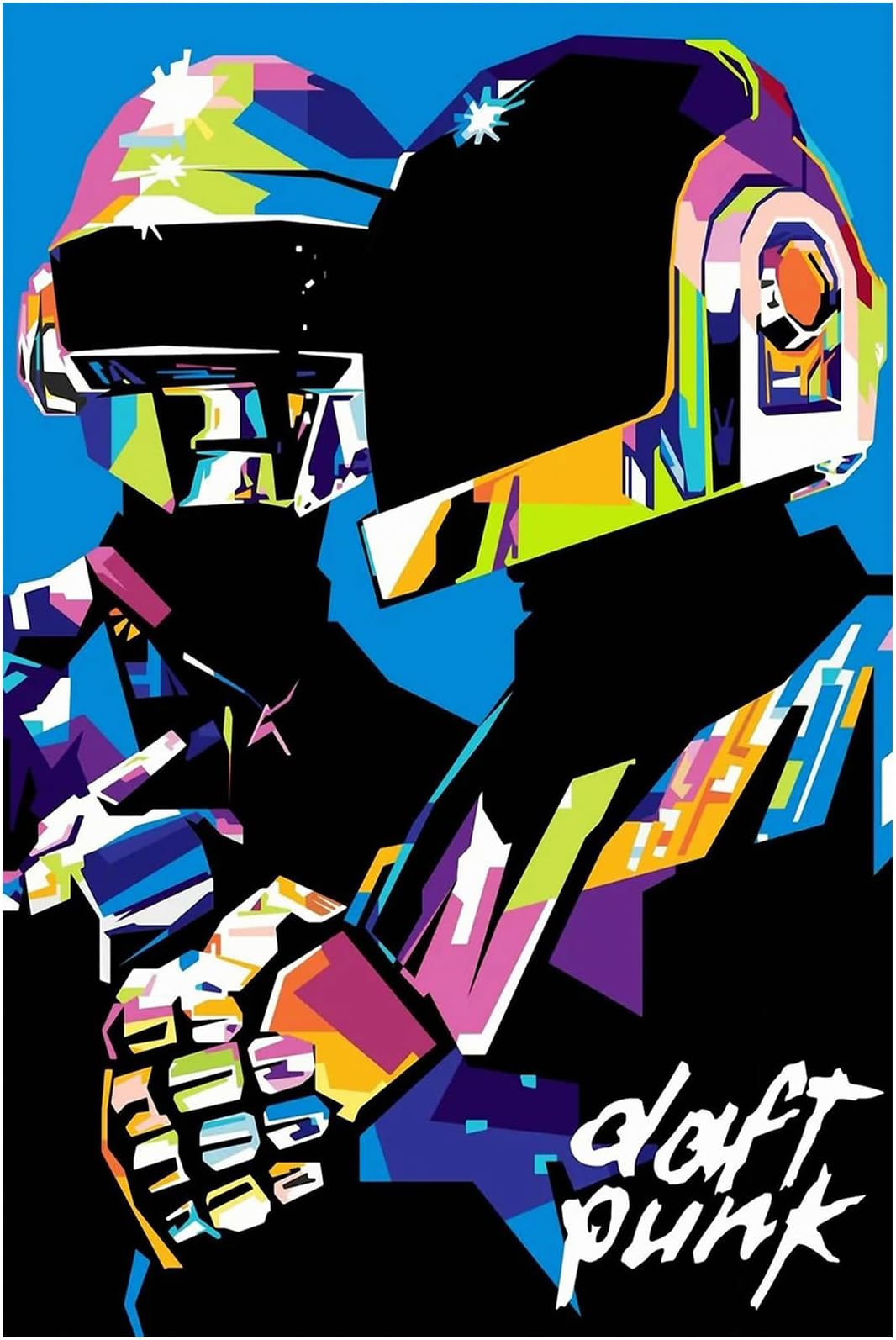 Vvieer Posters Art Painting 16x24, Daft Decor Canvas Wall Art Merch Punk Gift Poster Decoration for Living Room, Bedroom, Dorm, Home, Office