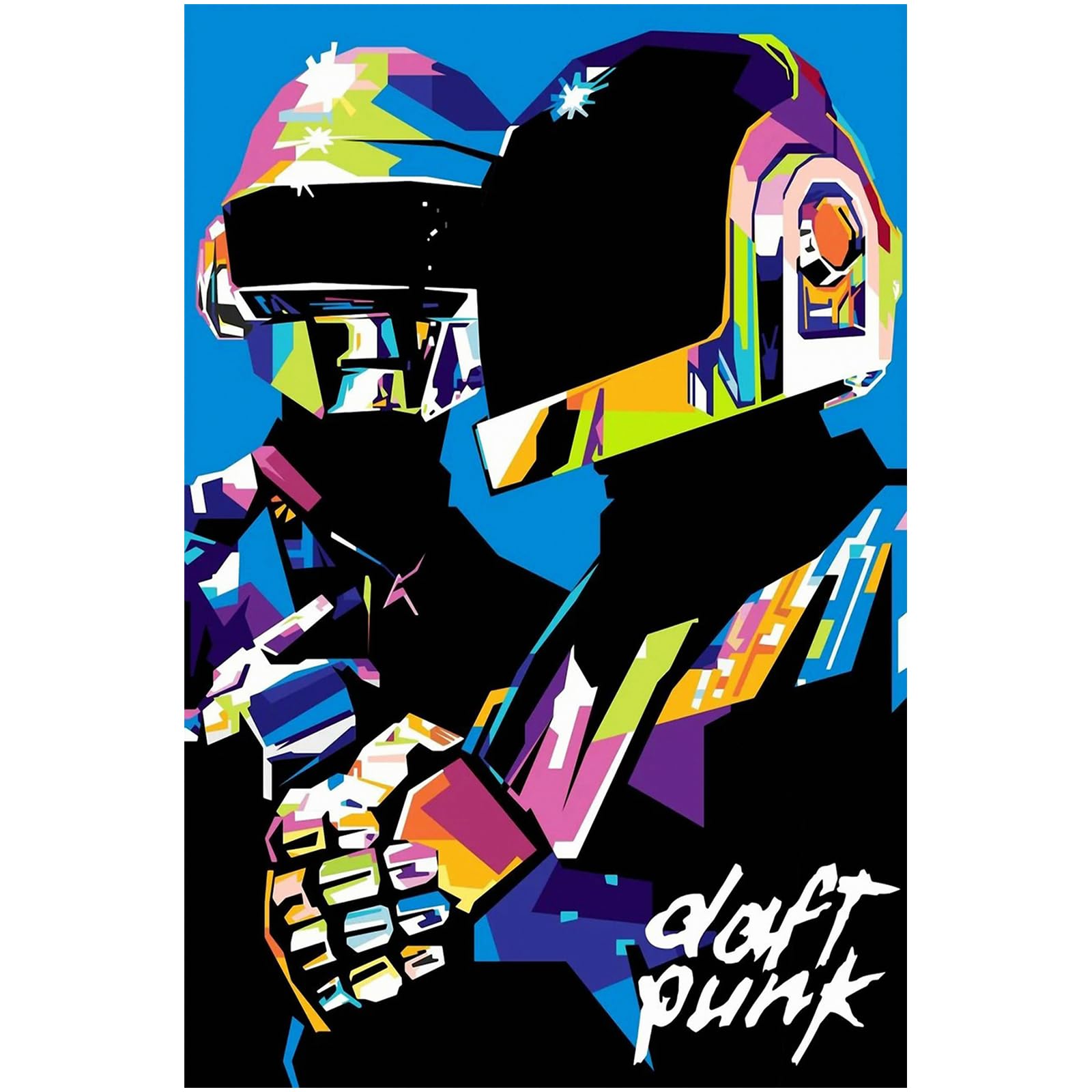 Vvieer Posters Art Painting 16x24, Daft Decor Canvas Wall Art Merch Punk Gift Poster Decoration for Living Room, Bedroom, Dorm, Home, Office