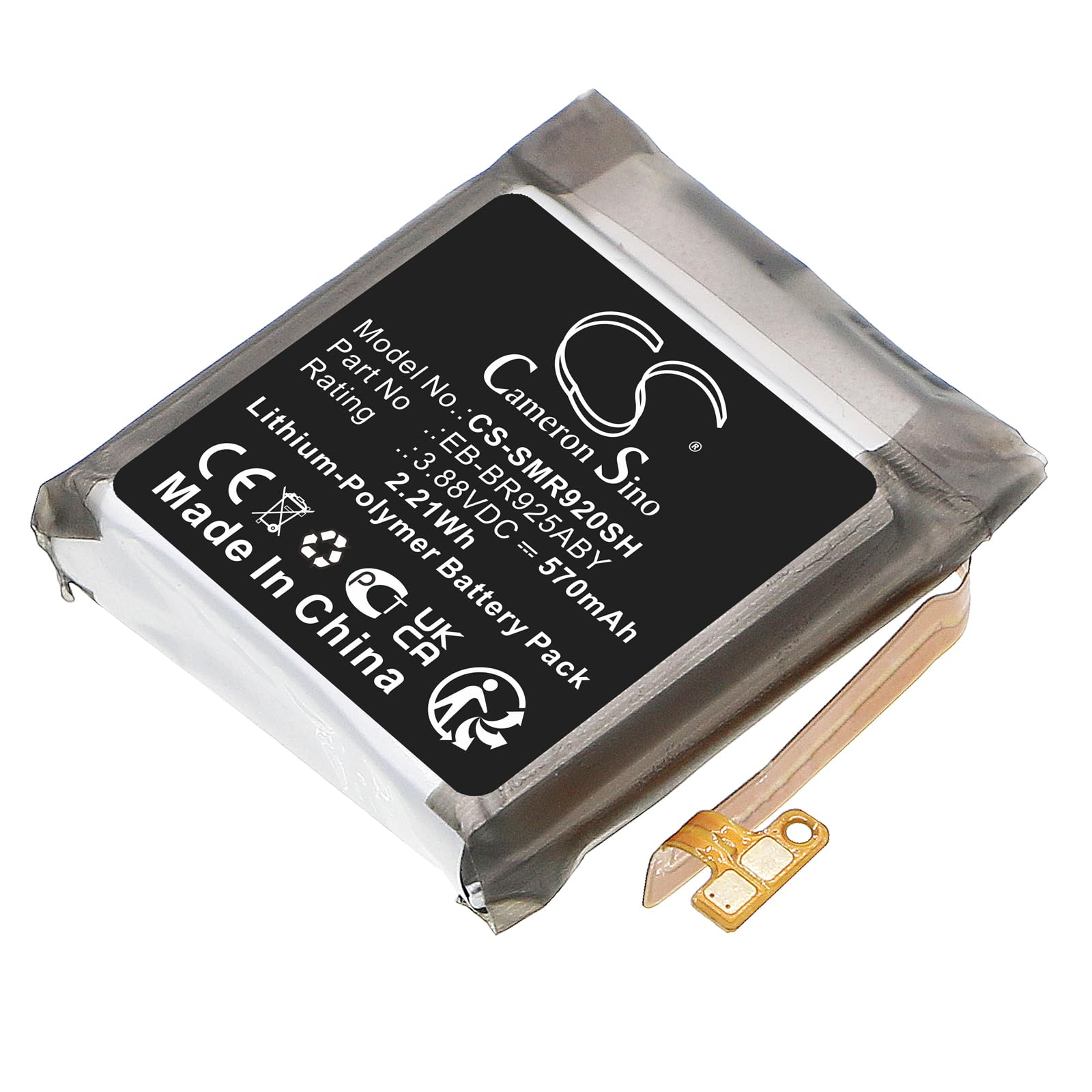 Henhaoro Battery for Galaxy Watch 5 Pro 45mm SM-R920 SM-R925 EB-BR925ABY GH43-05116A