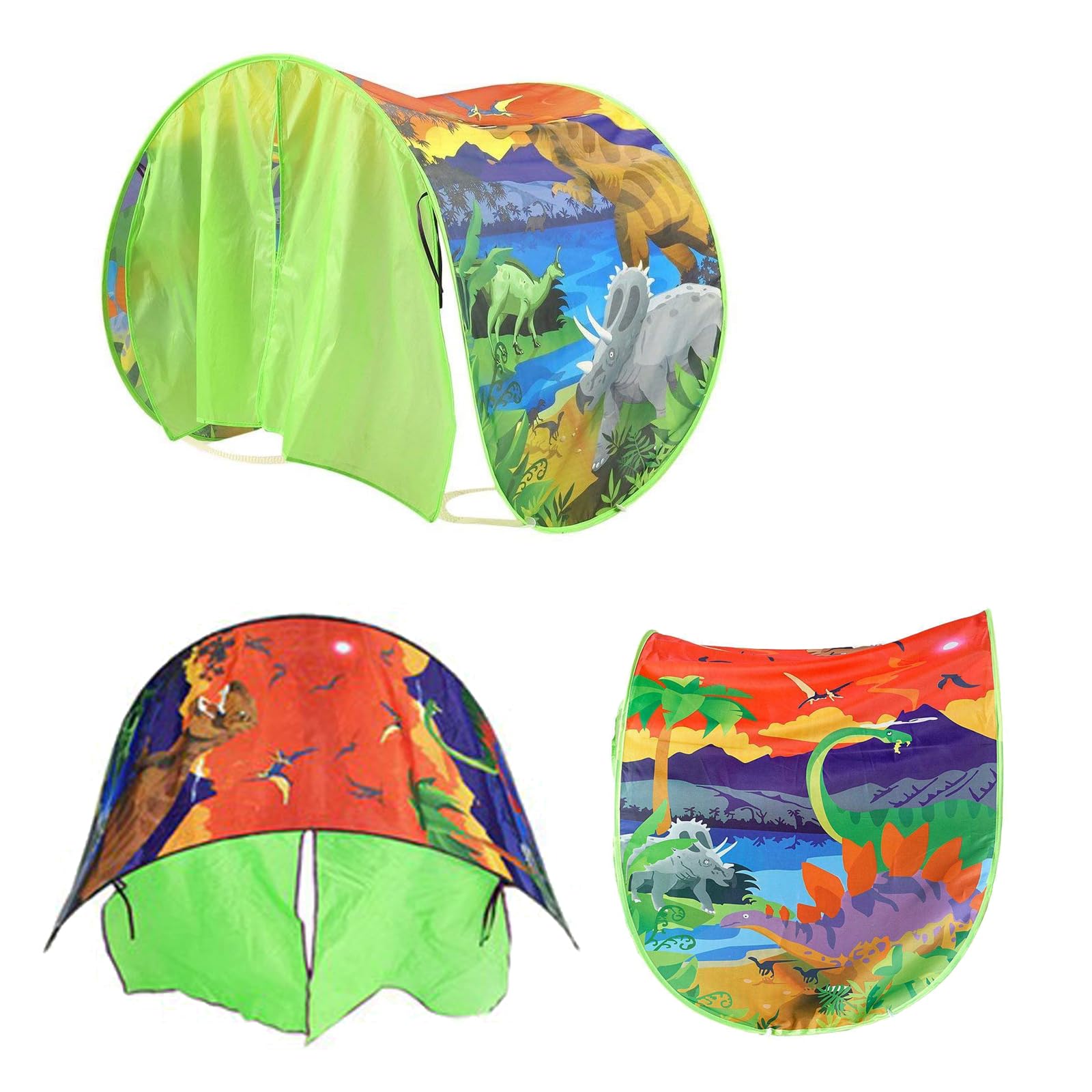 Dream Bed Tents for Boys Girls Kids Pop up Foldable Tent Children Playrooms Party Game Bedroom Playhouse Sleep Fun Birthday Gift(Dinosaur) Toys & Games