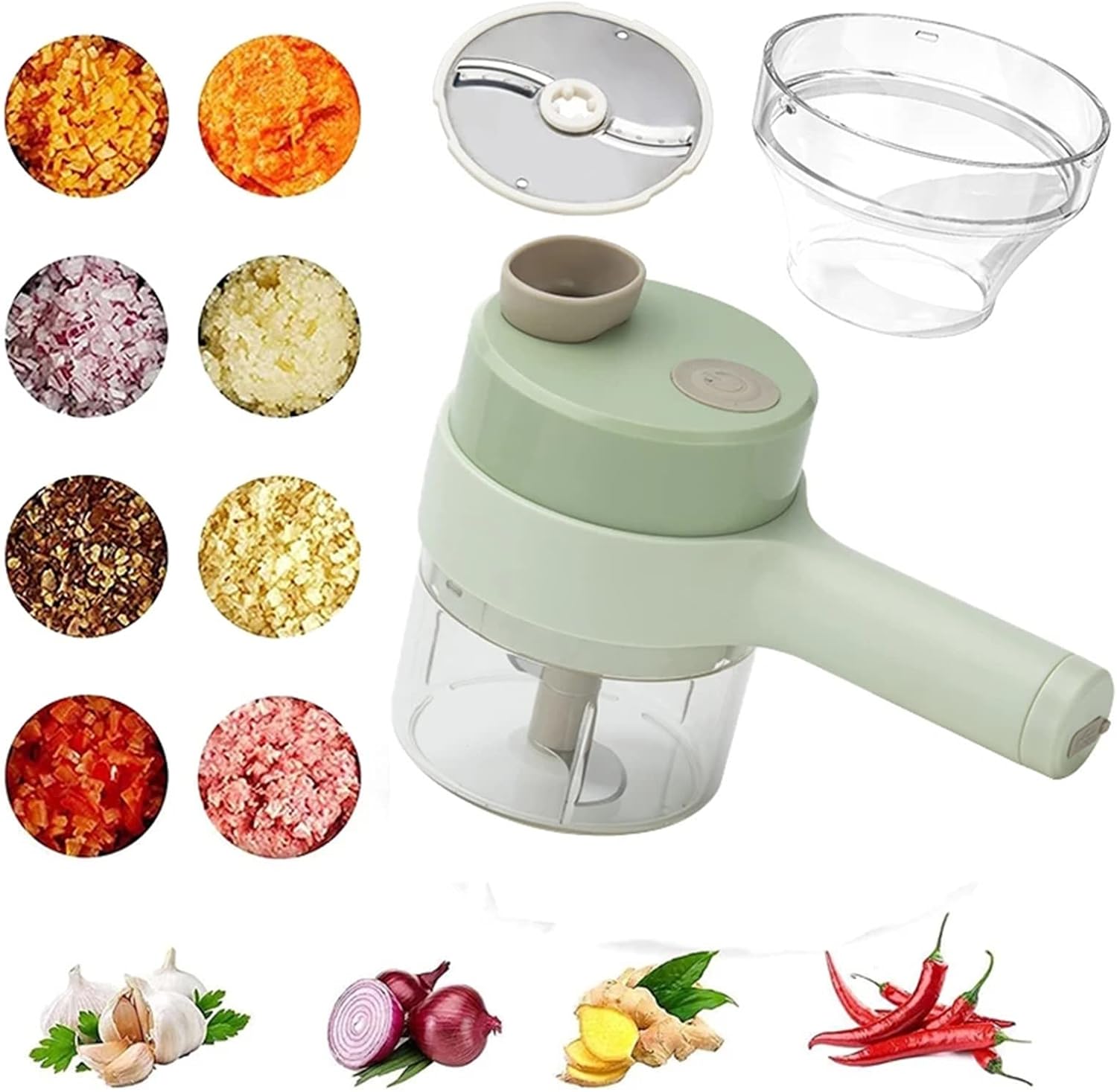 Portable Electric Vegetable Cutter Set, Gatling Vegetable
