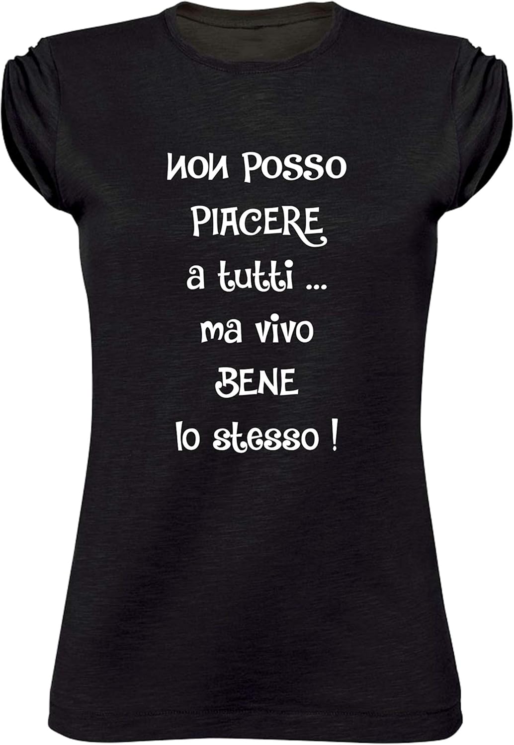 Vestin T-Shirt Uomo Girocollo Taglio Vivo 100% Cotone Pettinato Fiammato Ken Modello 2 Made In Italy Xl Nero 113789675