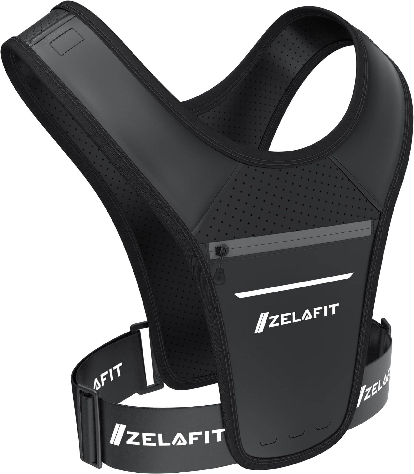 Running Vest Phone Holder – Running Vest Women & Mens – Adjustable Reflective Running Phone Holder – Ultra-Lightweight Running Bag & Backpack Alternative – Waterproof Phone Pouch & Key Holder
