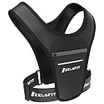 ZelaFit Running Vest for Women & Men Running Phone Holder - Perfect for Running Gear, Running Accessories, Running Essentials - Lightweight Chest Rig Phone Holder for Running (Black)