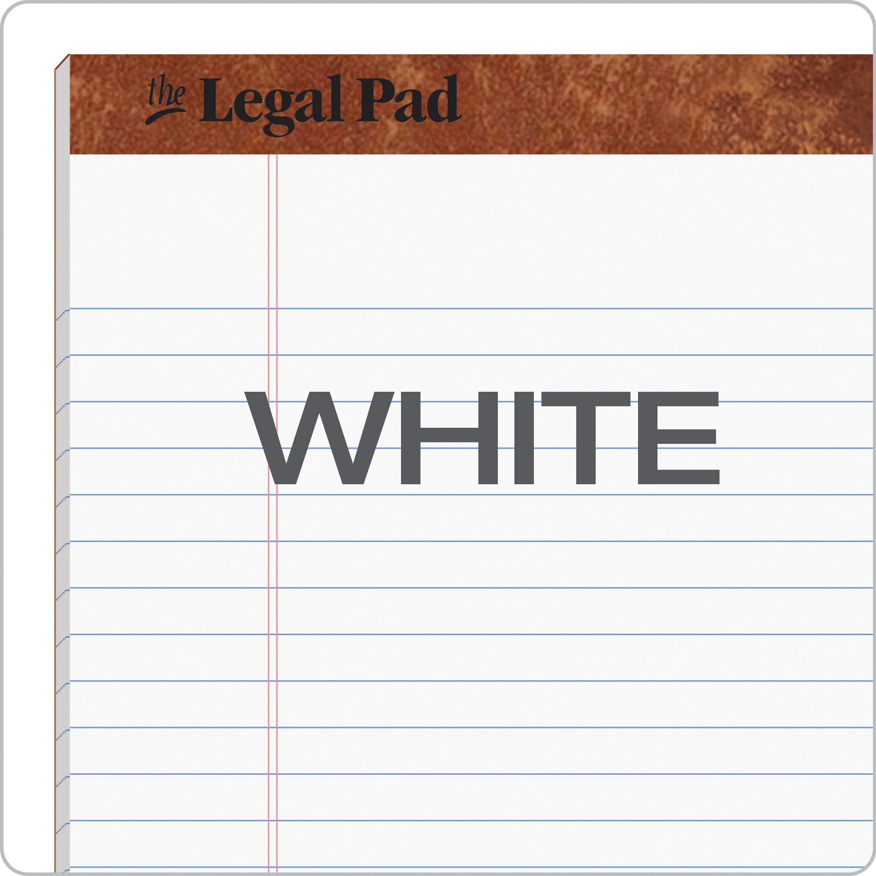 Legal Pad 50 fogli bianco 8.5 x 11.75