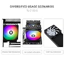 Thermalright TL-C12C-S CPU Fan 120mm ARGB Case Cooler Fan, 4pin PWM Silent Computer Fan with S-FDB Bearing Included, up to 1550RPM Cooling Fan gallery image
