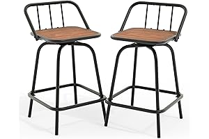 YITAHOME 24 Inches Outdoor Swivel Bar Stools