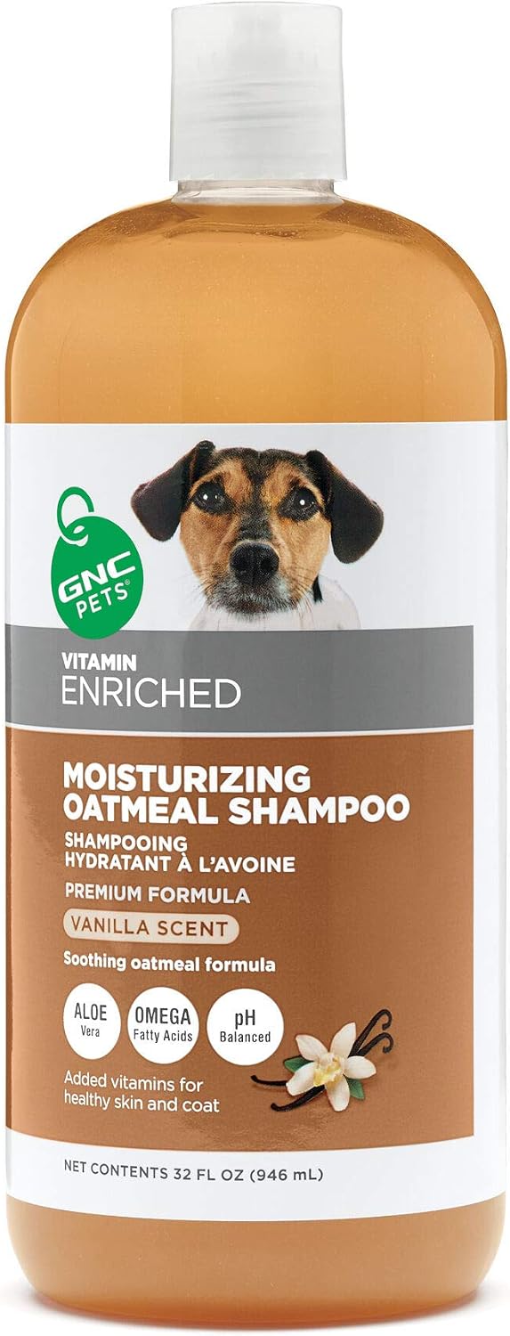 GNC Pets Moisturizing Oatmeal Shampoo - Vanilla Scented