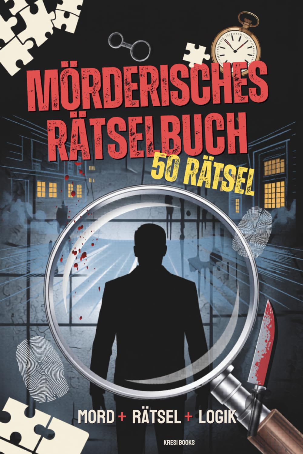 Mörderisches Rätselbuch: 50 knifflige Kriminalfälle zum Miträtseln. Das interaktive Logikrätselbuch für Jugendliche und Erwachsene