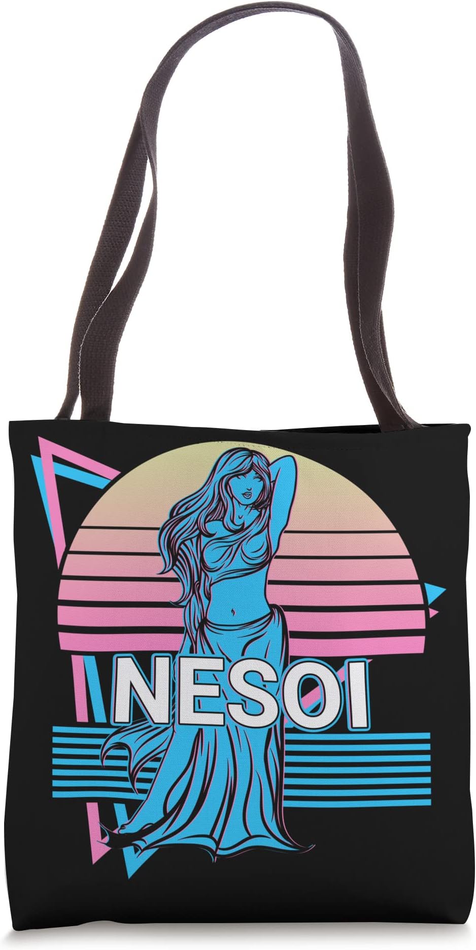 Nesoi Goddess Ancient Greek Greek Mythology Retro Tote Bag
