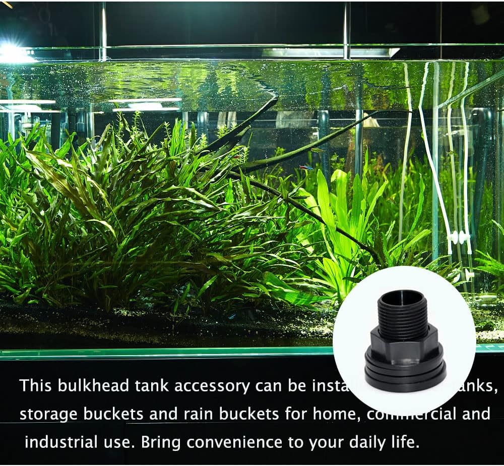 Double Threaded PVC Bulkhead Fitting for Water Australia | Ubuy