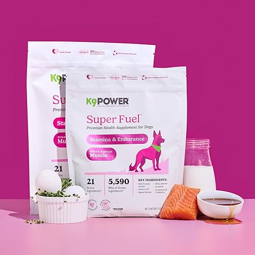 Miniatura 6 de K9 Power Super Fuel para perros de 1 libra  Aumenta los niveles de energía, apoya el crecimiento muscular y mejora la salud de las articulaciones,