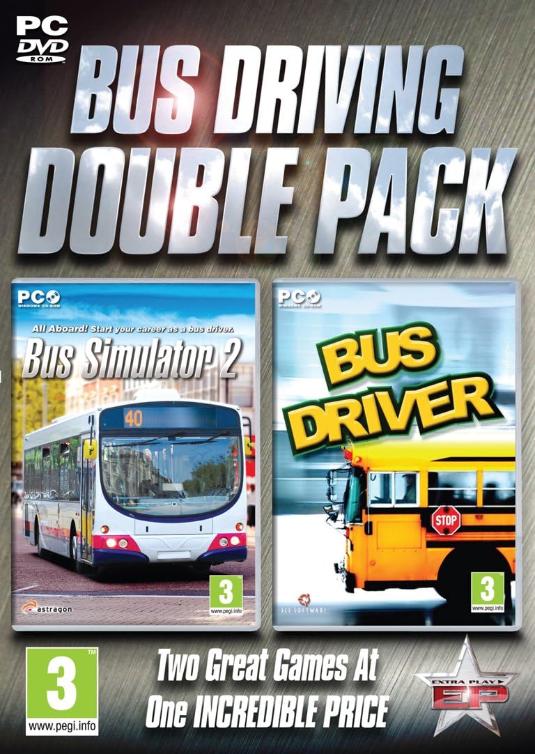 Bus Driving Double Pack - Bus Simulator 2 and Bus Driver (PC DVD) (UK IMPORT)