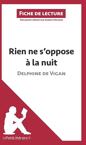 Couverture de Rien ne s'oppose à la nuit