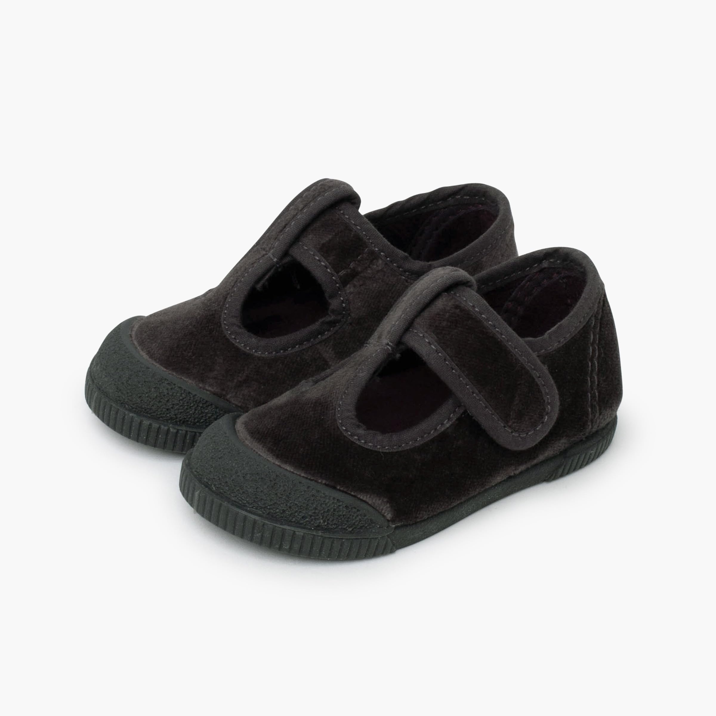 Pisamonas Pepitos Barefoot Terciopelo Puntera Goma