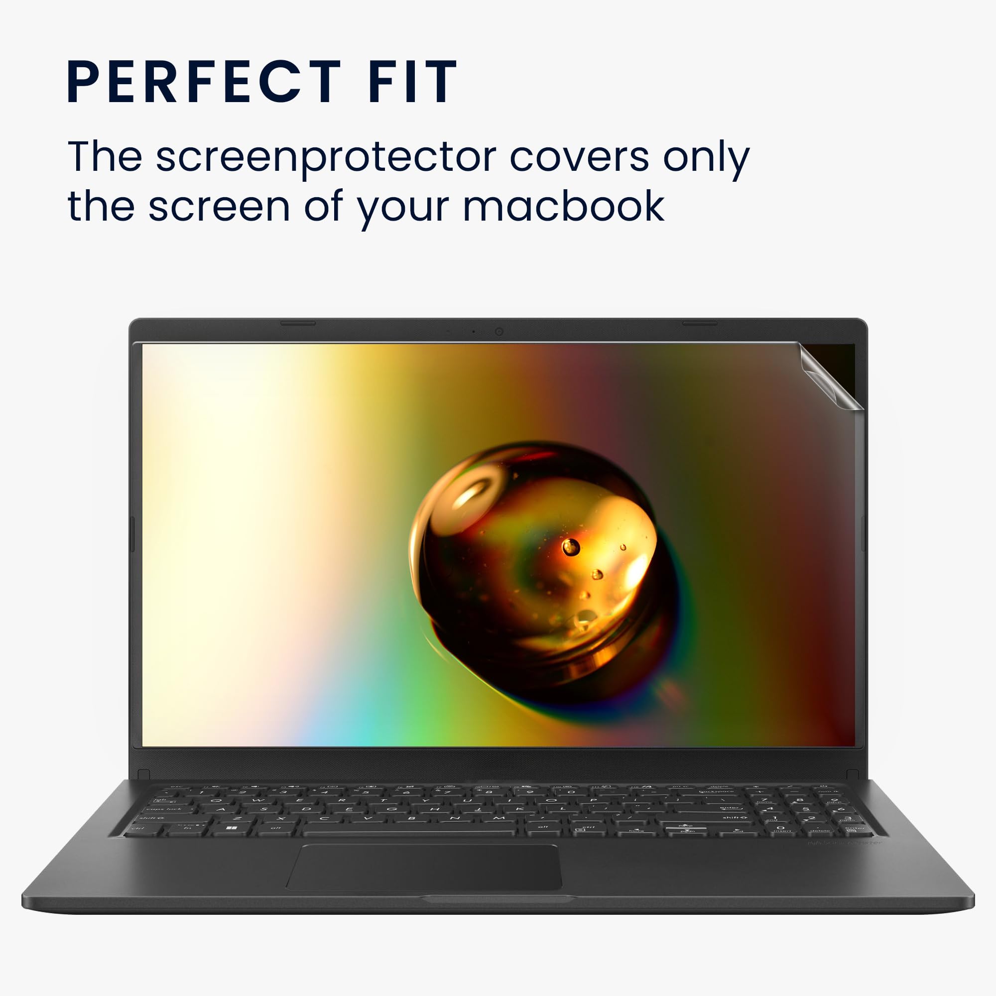 kwmobile Pellicola Protettiva per Display Compatibile con ASUS Vivobook 15 15,6" 1335U - Pellicola Screen Cover Opaca antiriflesso con Effetto Anti-Impronte