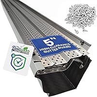 Vista 9 de Sistema de cubierta para canalones, 5 pulgadas, cubiertas para canaletas, elevado filtrado, HCRESW-100