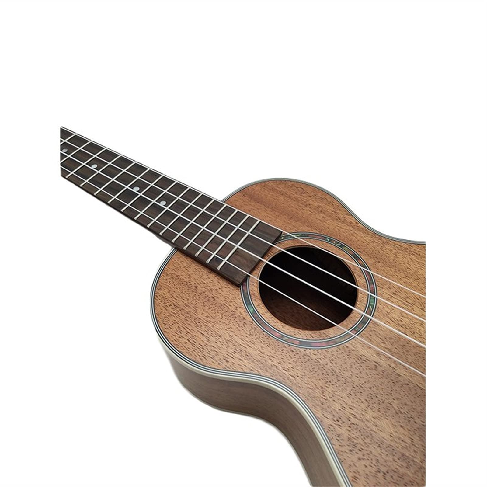 Ukulele koncertowe Początkujący Ukulele 26 23 Cal Top Mahoń Tenor Ukelele Palisander Podstrunnica 4 Struny Hawaje Mini Gitara Grawerowany Wzór(Size:23 inches)