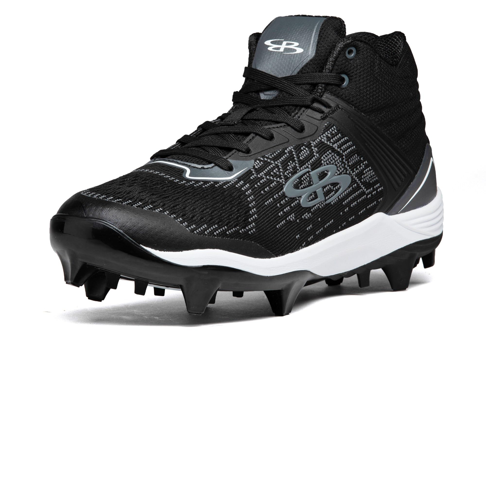 Boombah Viper Pureknit Men's Molded Mid Cleat - Status - Multiple Color Options - Multiple Sizes