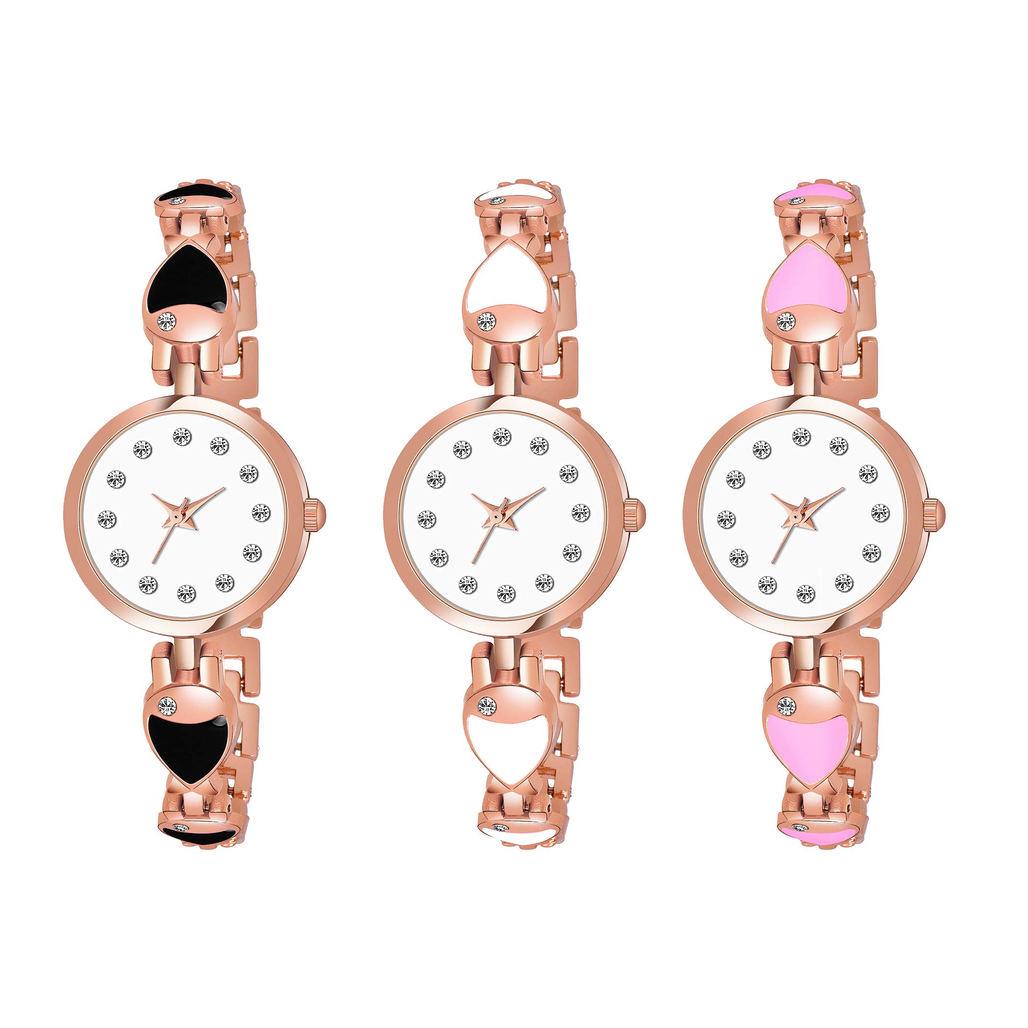 The Shopoholic Analog White Dial Combo Watches for Girls-Pack of 3(399-400-401) (B08GM4LJTB) Amazon Price History, Amazon Price Tracker