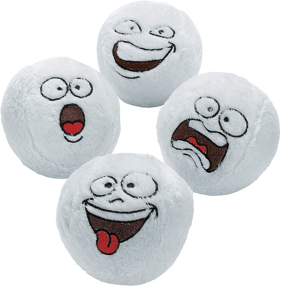 Plush Soft Snowballs Indoor Snowball Fight Set with Funny
