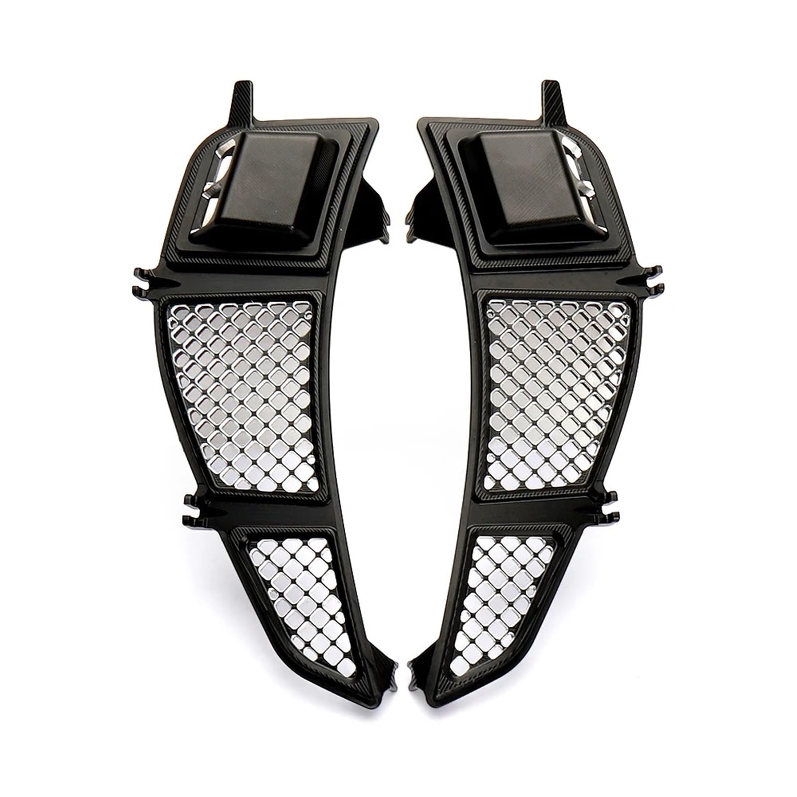 Conductos de refrigeración de Aire de Pinza Rejilla Protectora para radiador de Motocicleta Compatible con Vespa GTS300, GTV300, GTS, GTV 300, años 2023 y 2024.(Black)