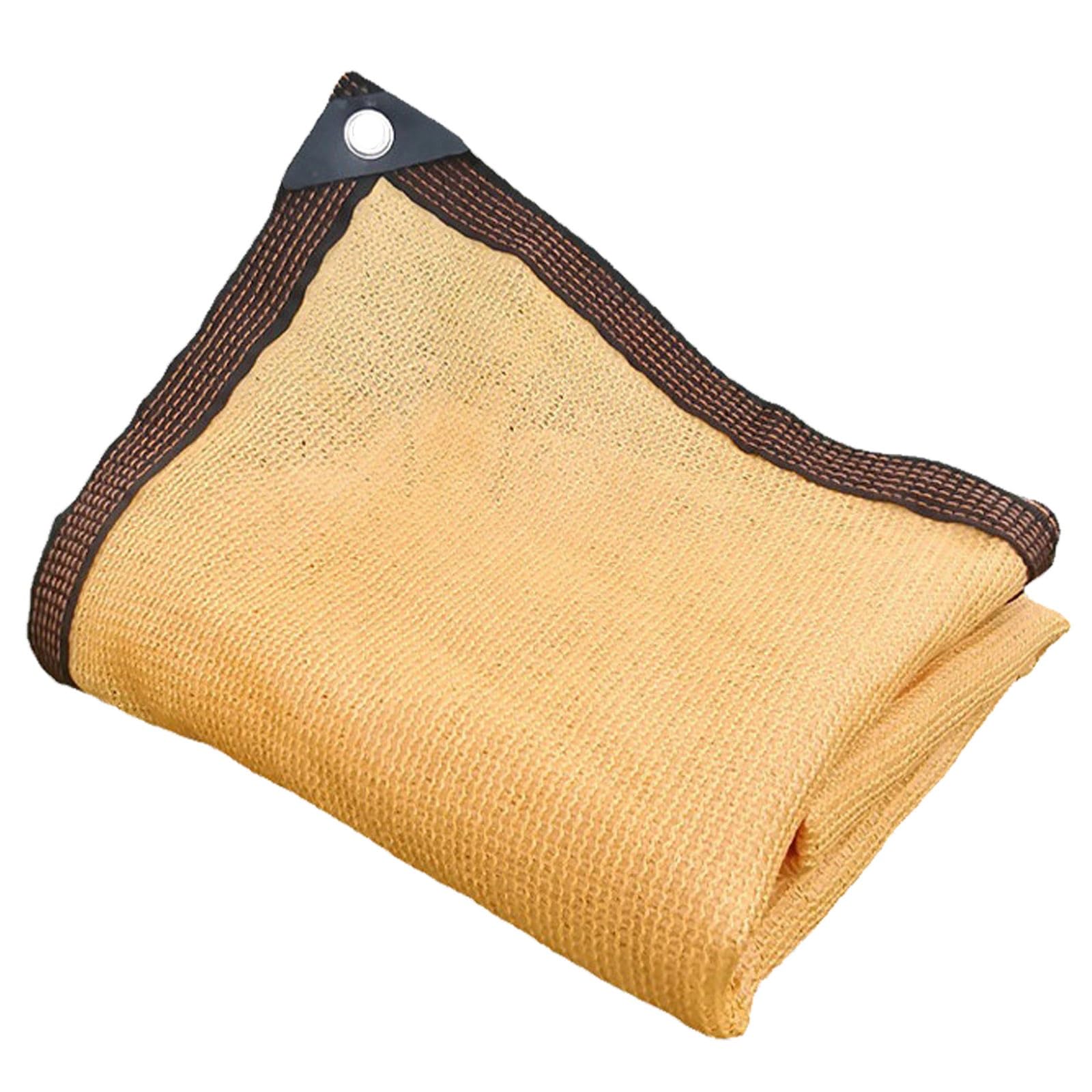 Telo esterno con occhielli, copertura in rete per giardino, patio, serra, protezione UV, varie misure (6 x 6 m, 1 x 2 m, 3 x, 4 x 5 m, 2 x 8 m, 1 x 6 m, 6 x 9 m, 4 x 8 m)