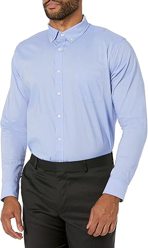Chaps Camisa Oxford de manga larga para hombre joven