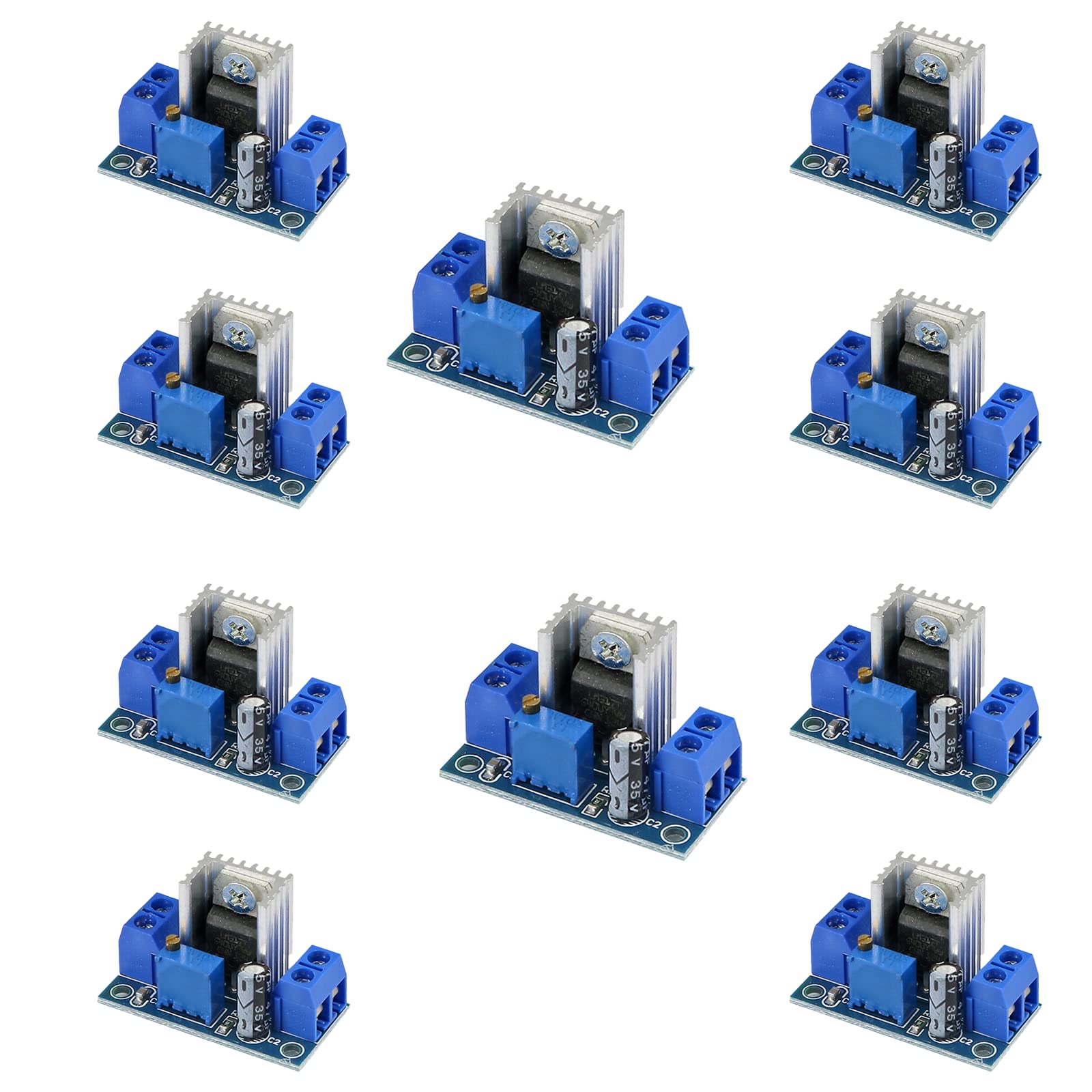 Buy LM317 Adjustable Voltage Regulator Power Board DC-DC Converter Step ...