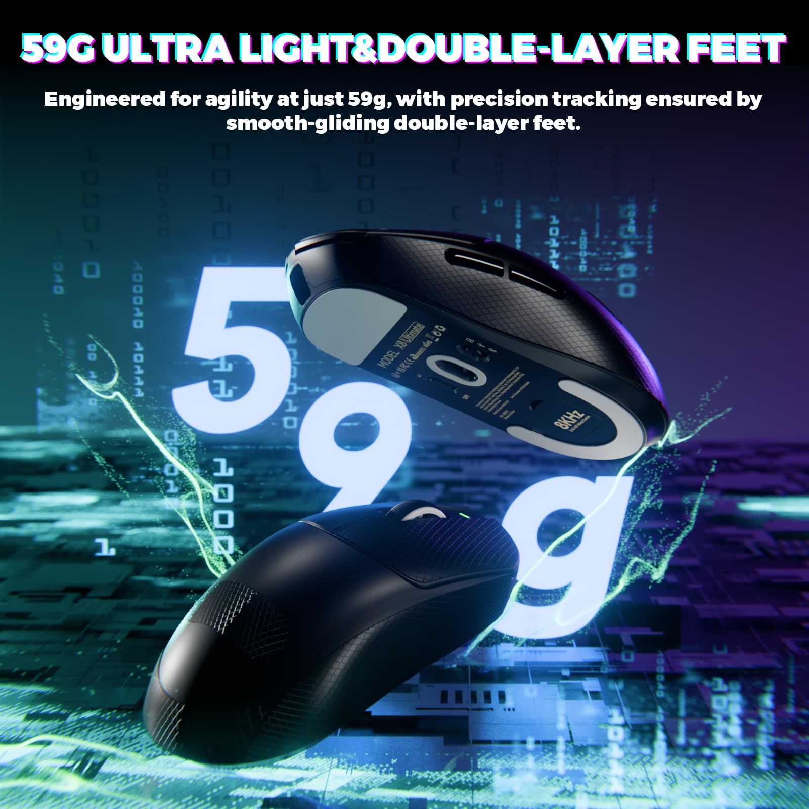 Amazon.com: ATTACK SHARK X8 Ultimate Wireless Gaming Mouse,55g