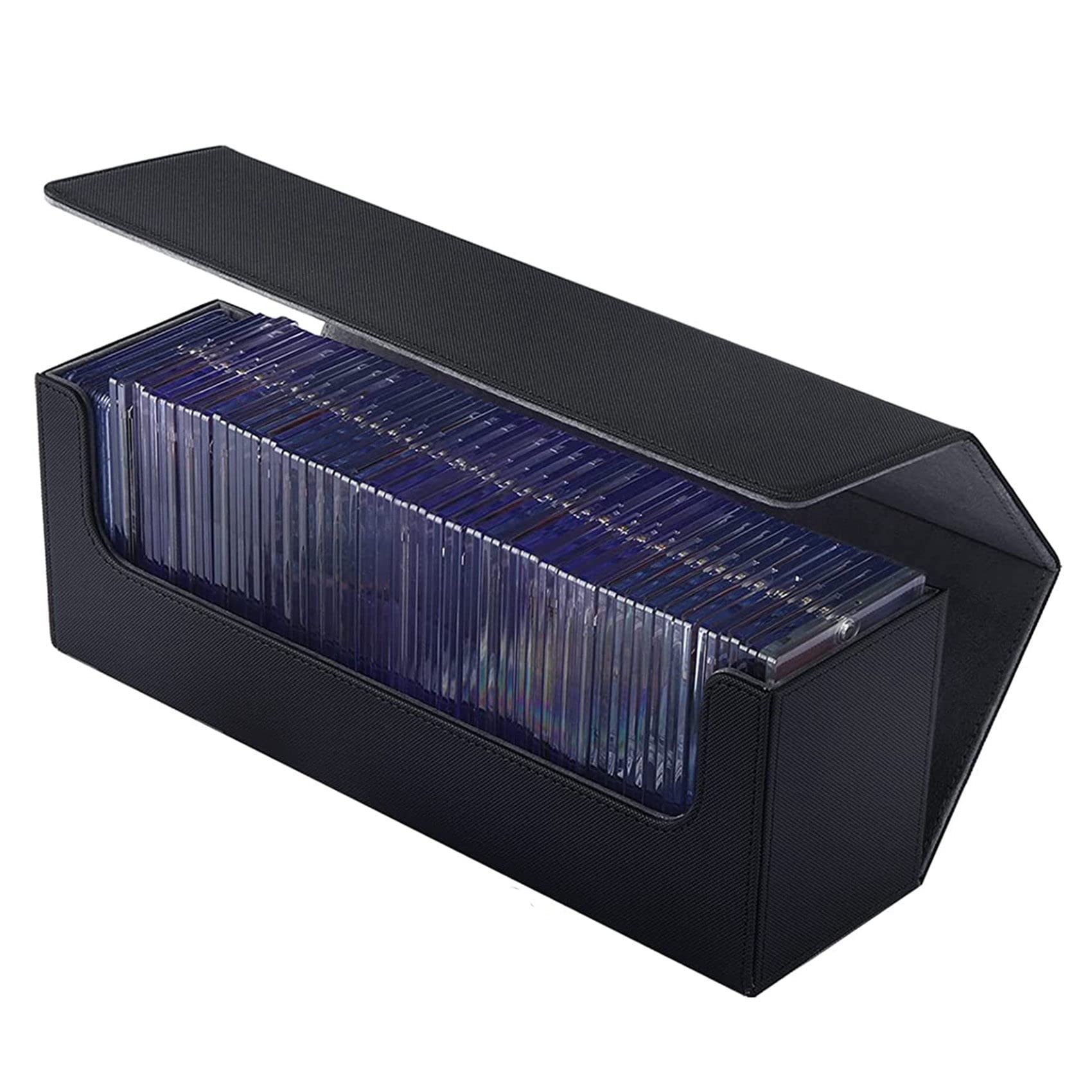 2 PièCes de Stockage Cartes à Chargement par Haut, BoîTes Rangement pour Cartes à Collectionner pour Plus 400 Cartes, BoîTes de Rangement à Chargement par Haut pour Cartes Magiques