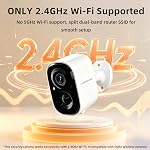 2.5K Wireless Magnetic Home Security Cameras 2-Pack, Outdoor WiFi Non-Subscription AI Person Detection, 4MP Color Night Vision, Full Duplex 2-Way Audio, IP66 Waterproof Battery Powered