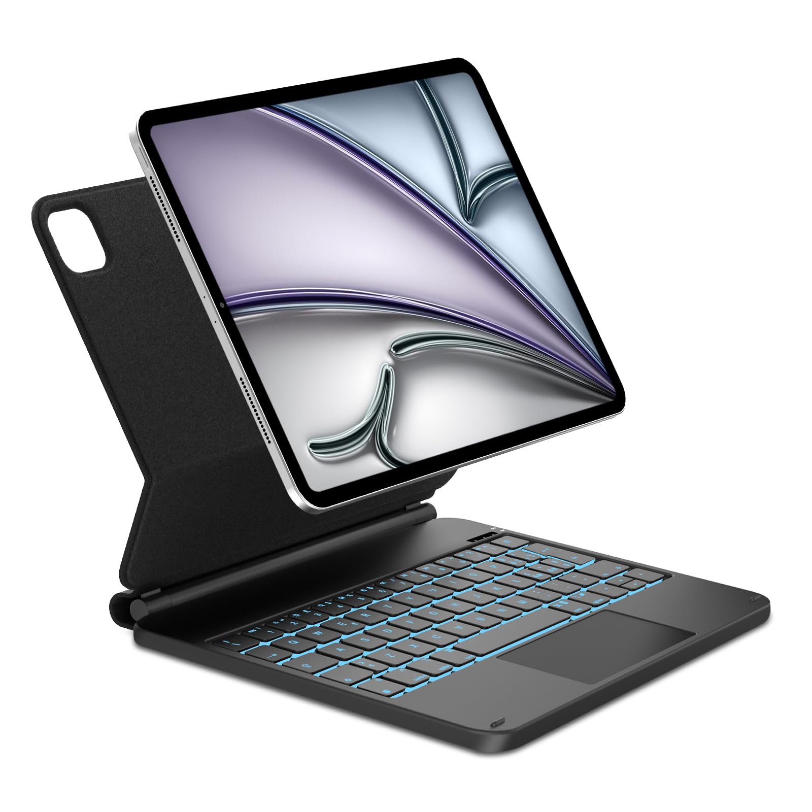 Occtingkind Magic Tastiera Per iPad Air 11 (M4) Con RGB & Touchpad Italiana | Tastiera Magica per iPad Air 11 M4 - Con Retroilluminazione 3 Colori & Touchpad Premium per la produttività