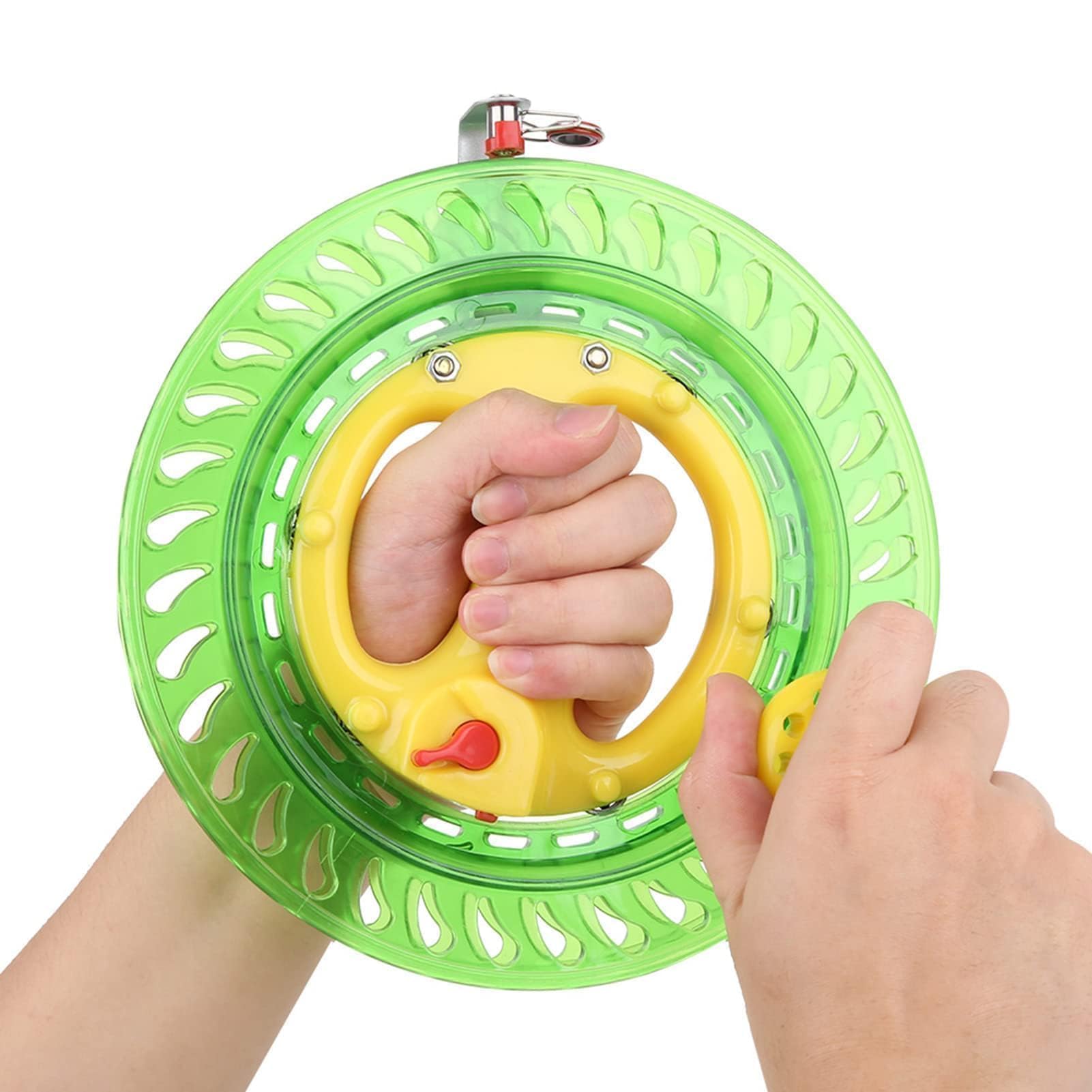 Agatige Moulinet De Pêche en Mer, Roue De Pêche en Mer Multifonction en ABS, Enrouleur De Fil à la Main, Enrouleur De Ligne De Mouche, Moulinet De Pêche, Enrouleur De Ligne De Pêche, Rouleau