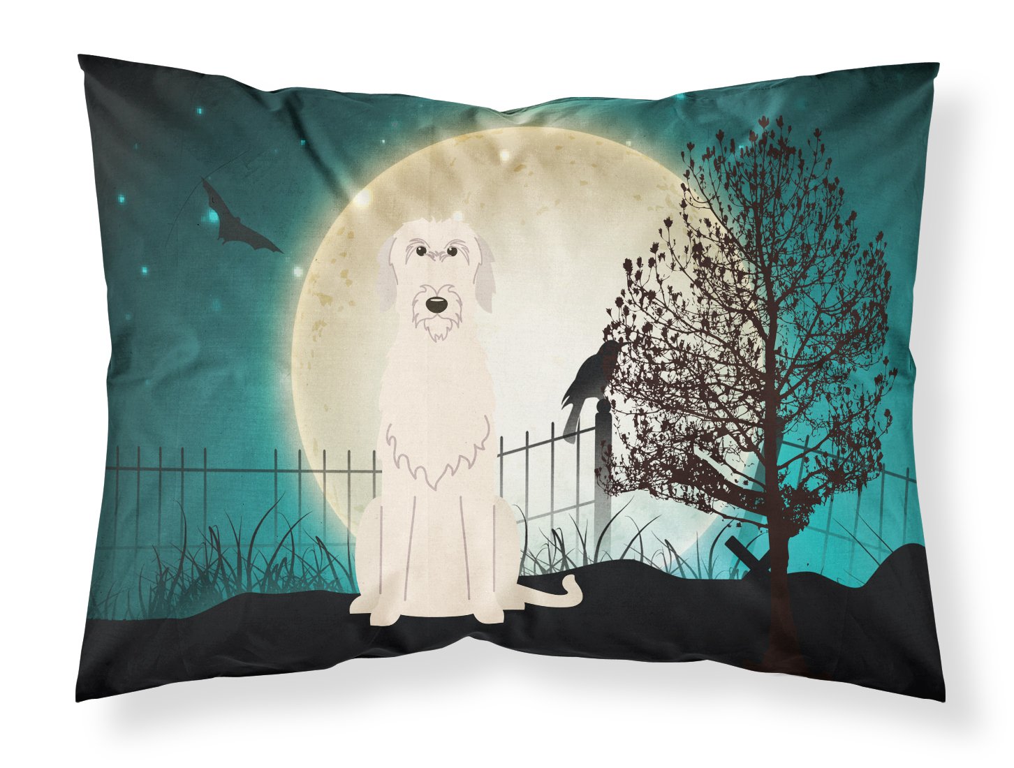 Taie d'oreiller Irish Wolfhound rénovation literie motif multicolore