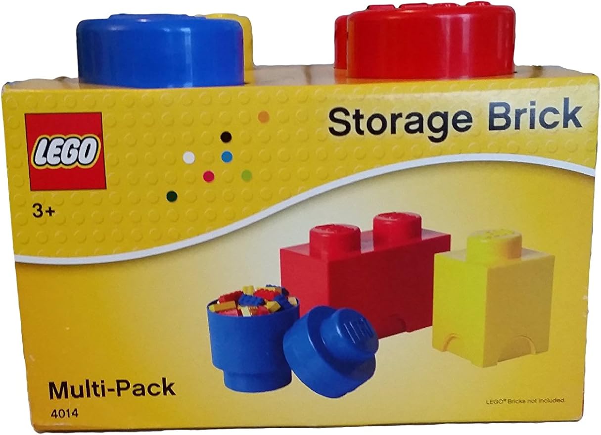 Amazon.com: Room Copenhagen, LEGO Storage Brick Multipack - Includes 3 ...