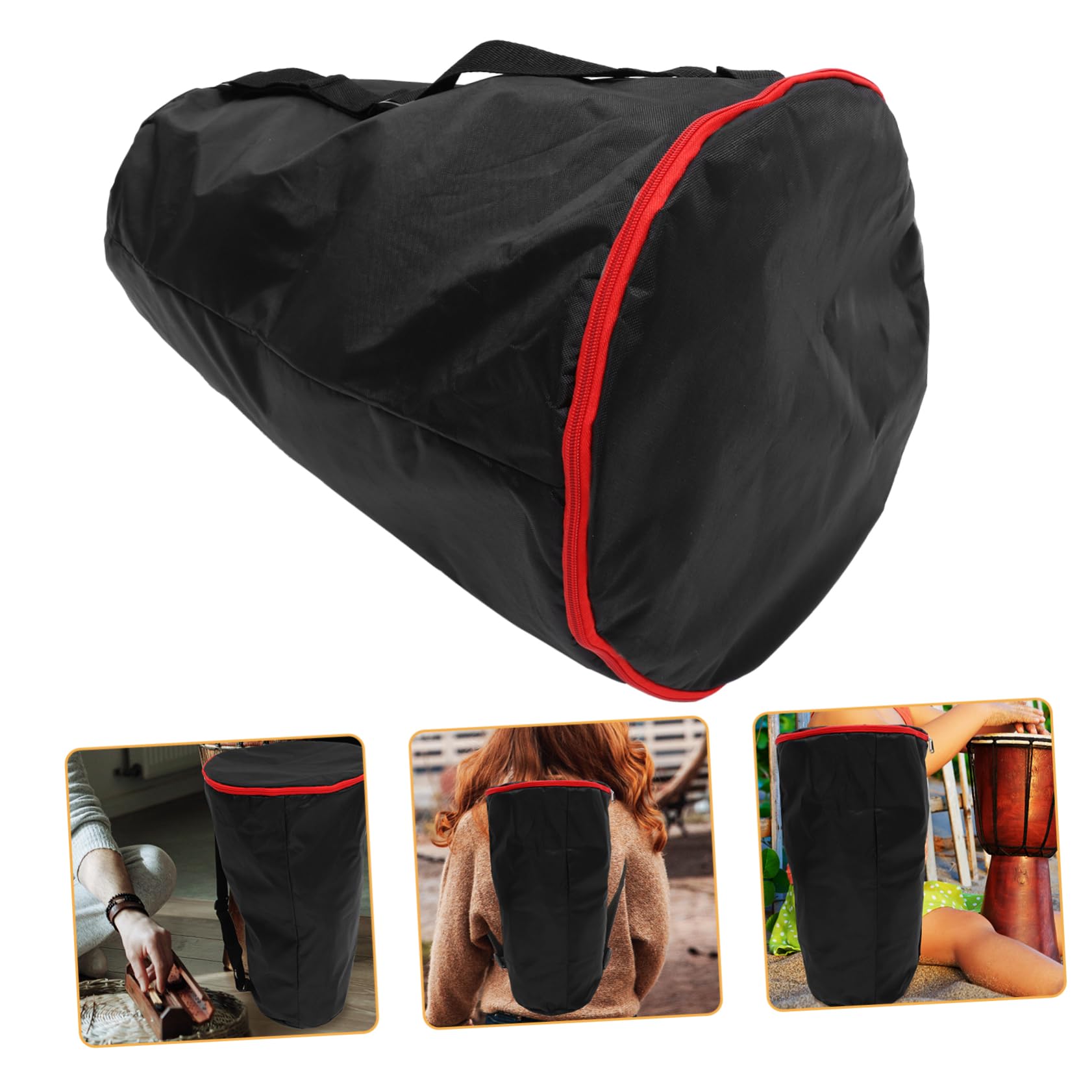 NULYLU Professional Drum Bag Drum Holder Accessory High Capacity Tambourine Bag