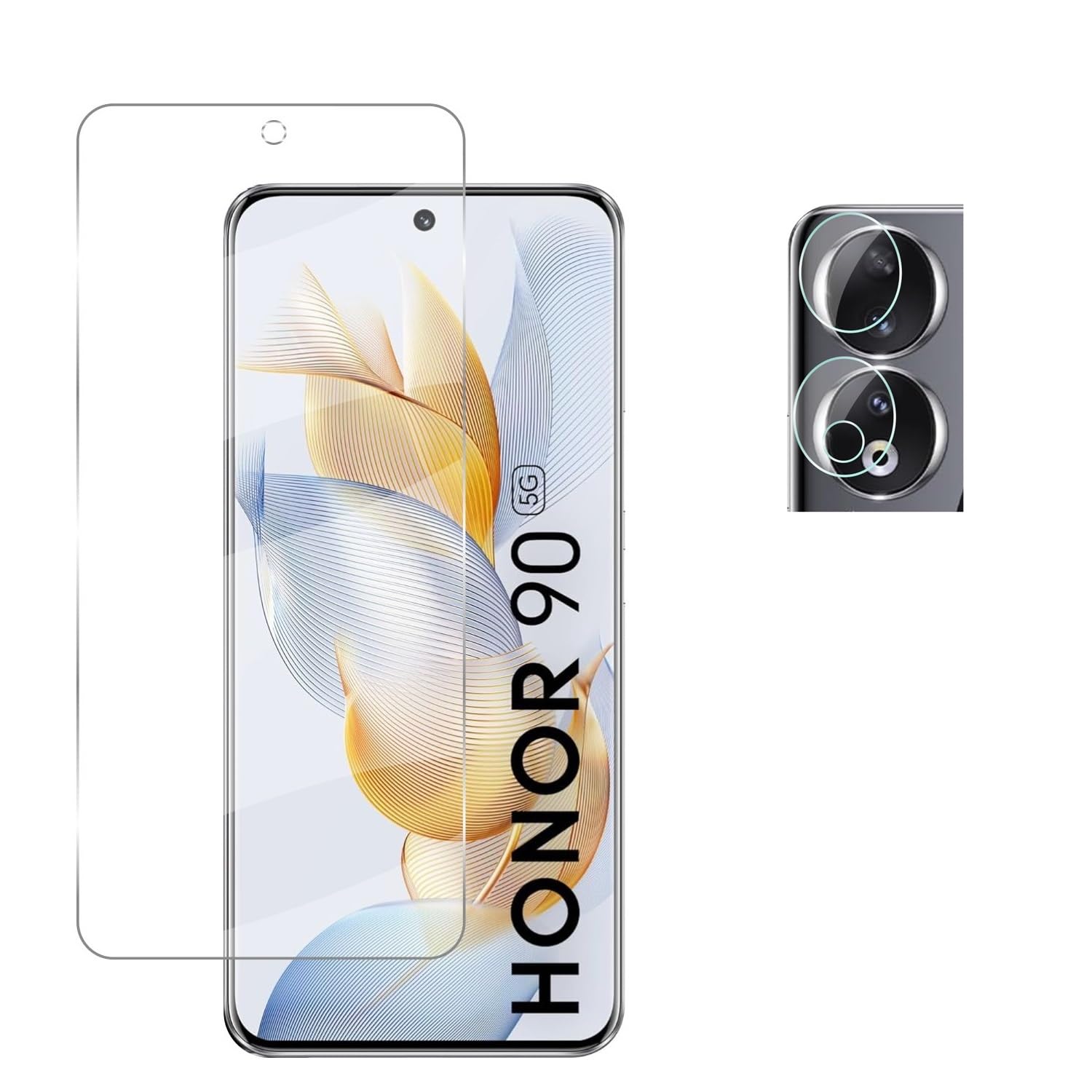 KTCOO 2in1 Combo Unbreakable Camera Lens Nano Glass + Front Guard Screen Protector for Honor 90 5G Anti Scratch Flexible Screen Guard HD Clear (B0CXF47CC8) Amazon Price History, Amazon Price Tracker