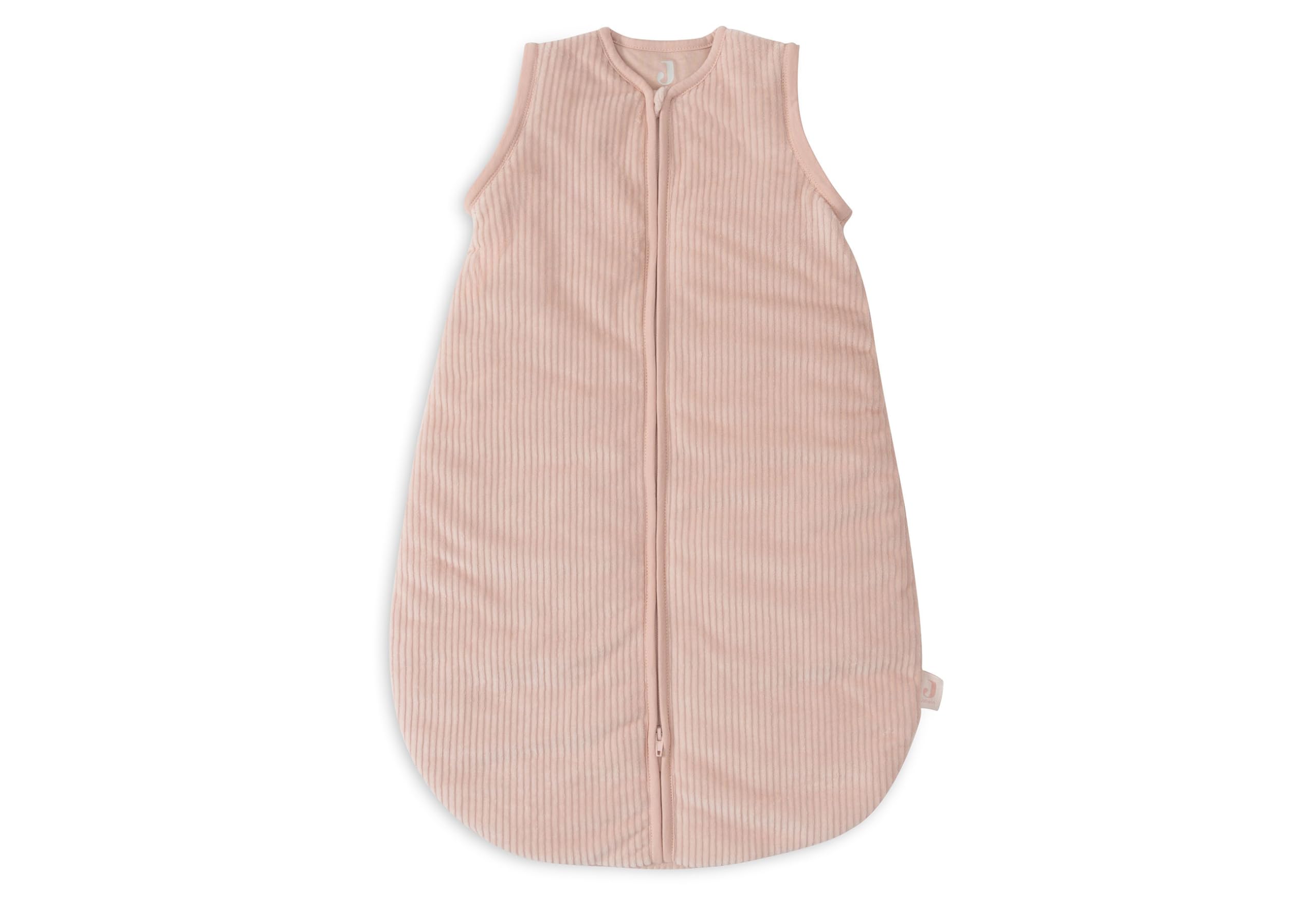 Jollein Schlafsack Baby Rund - Velvet Rib, Wild Rose - 70 cm - Baumwolle, Polyester - 2.0 bis 3.0 TOG - Abnehmbare Ärmel - Oeko-TEX Zertifiziert - Baby Schlafsack