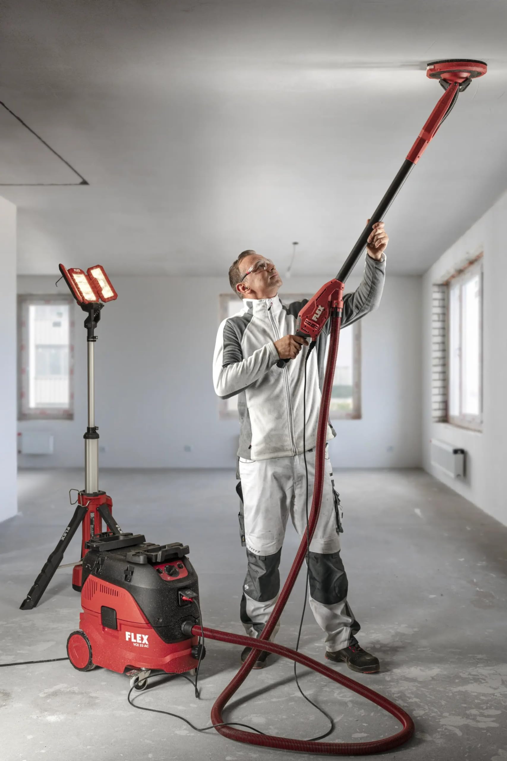 Flex Wand- und Deckenschleifer Giraffe GE 6 R-EC (Leistungsaufnahme 500 W, inkl. Transporttasche) 530900