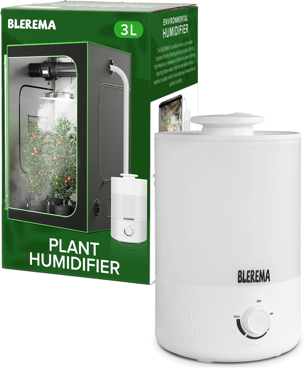 3L No Leak Plant Humidifiers for Grow Tent Greenhouse