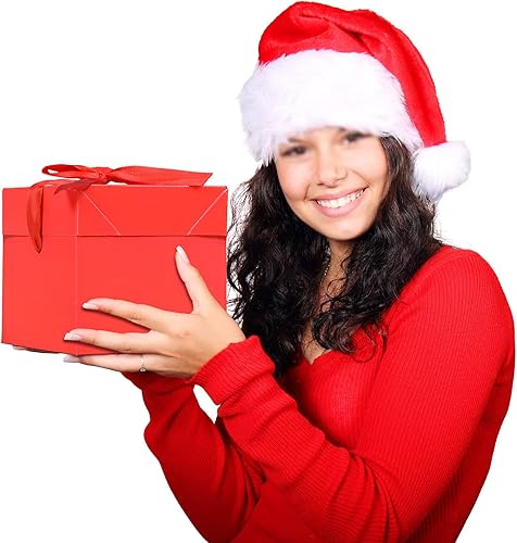 Miniatura 4 de GP SUP 12 cajas de regalo cuadradas con tapas, cajas de regalo rojas para cumpleaños, Navidad, bodas, baby showers, día de San Valentín, día de la