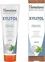Vista 1 de Himalaya Botanique - Pasta de dientes con xilitol, sabor a menta, pasta de dientes sin flúor para blanquear los dientes, combatir la placa
