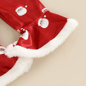 Infant Baby Girl Fall Clothes Reindeer Head Embroidery Long Sleeve Romper Shirt Flare Pants Headband 3pcs Preemie Newborn * Outfit, Christmas Outfit, Clothing, Fall Outfit, Flare Leg Pants...